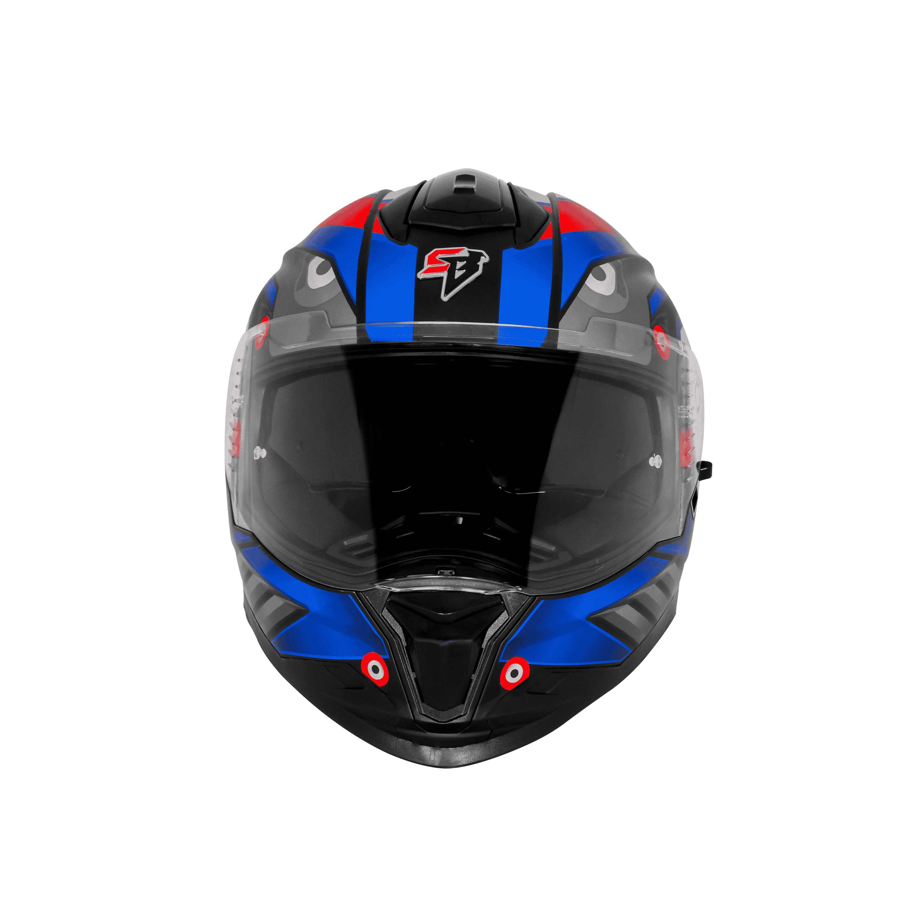 SBH-57 ISS FIGHTER F8 GLOSSY BLACK WITH BLUE